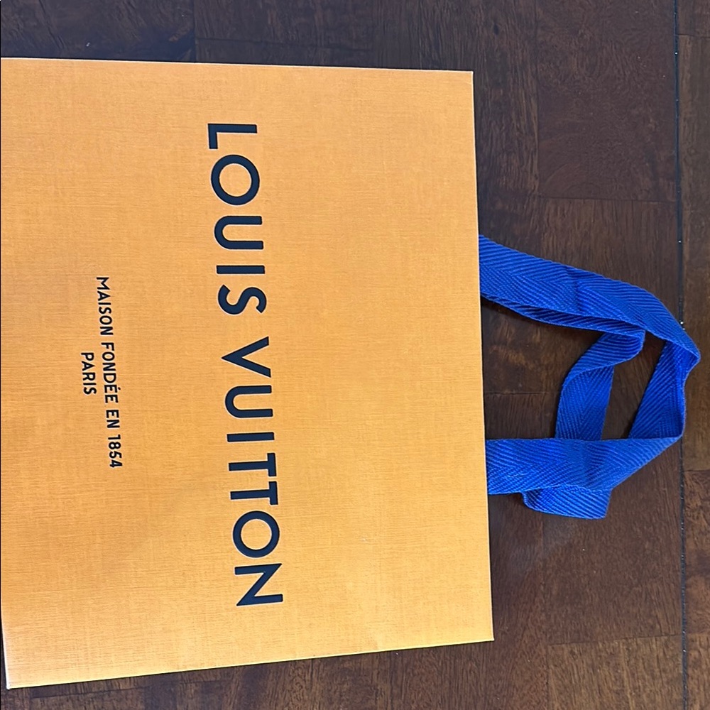 Authentic Louis Vuitton shopping bag